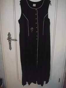 Trachtenkleid Gr.46-48 durchgeknöpft,2 Taschen,schwarz - Bild 1 von 2