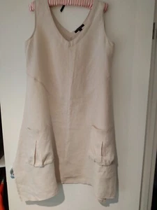 Ping Pong Blush Pink Linen Dress Sz 12 EUC - Picture 1 of 5