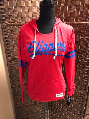 NBA Juniors Medium M 7/8 Los Angeles Clippers Hooded Sweatshirt NWT New CLAI10 Cover