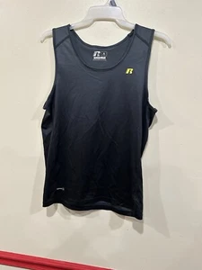Russell Training Fit Herren Tank Top Ärmellos Grau Dri Fit Sportlich Medium - Bild 1 von 4