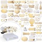 60 PCs - FULLY ASSEMBLED - NO DIY - Wedding Photo Booth Props - Prop Stand -