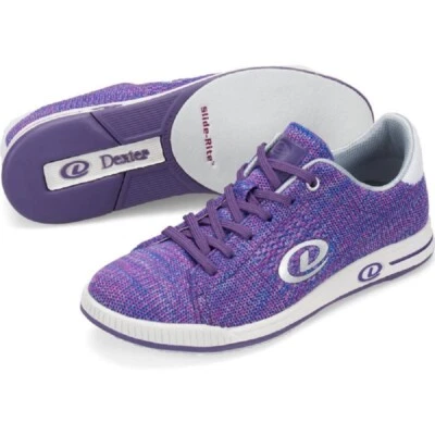 Womens Dexter HARPER KNIT Purple Bowling Shoes Sizes 6 - 10 - Image 1 of 2