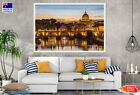(Laminated) Night View At St. Peter's Cathedral In Rome, Italy 91x61cm