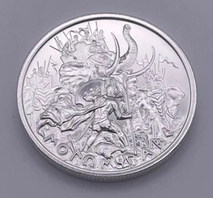 Molon Labe Type IV #4 - Intaglio Mint - 1 oz .999 Fine Silver Coin BU Round USA - Picture 1 of 2
