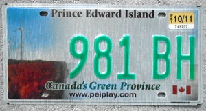 2010 Prince Edward Island Nummernschild Kanadas grüne Provinz Green Gables - Bild 1 von 6