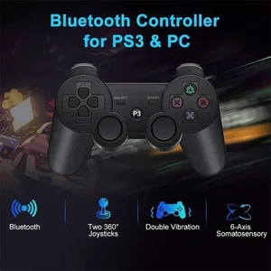 PS3 Controller Support Bluetooth Wireless Gamepad für PlayStation 3 Joystick - Picture 1 of 7