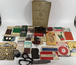 Vintage Nähpaket Singer Anleitungen Nr.15-30, Zackenschere, Nadeln, Begriffe - Bild 1 von 15