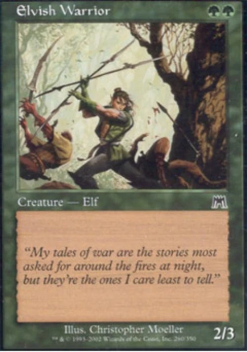 Elvish Warrior - Light Play MTG Onslaught - Image 1 of 1