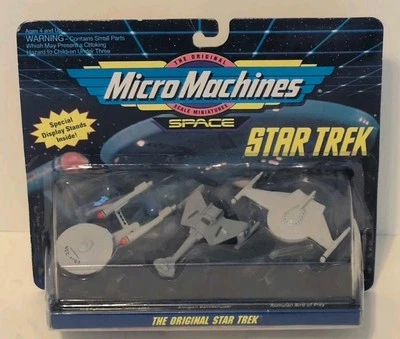 Micro Machines Star Trek NUEVO en Caja 65825 Vintage 1993 Colección #1 Enterprise Foto 1 de 4