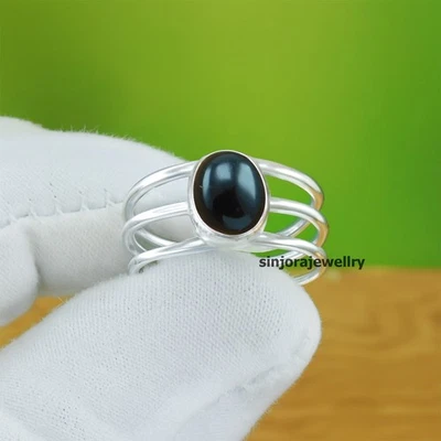 Anello regalo fatto a mano in argento sterling 925 con pietra preziosa... - Immagine 1 di 4