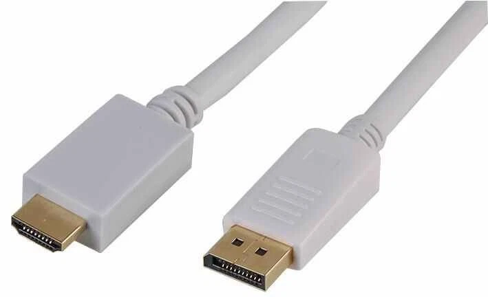 Pro Signal - Kabel DisplayPort Male ke HDMI Male, 0.5m Putih - Image 1 of 1