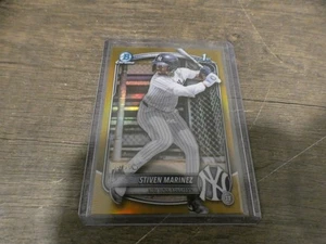 2025 Bowman 1st Chrome Gold Stiven Marinez /50 New York Yankees - Bild 1 von 4