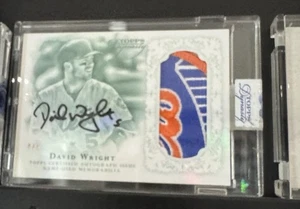 2015 Topps Dynasty David Wright Mets Logo Auto Patch /5 - Picture 1 of 1