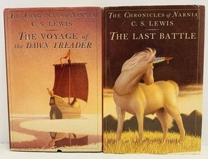 The Voyage of the Dawn Treader & The Last Battle Chronicles Narnia HC C.S.Lewis - Picture 1 of 24