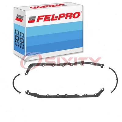 Fel-Pro Oil Pan Gasket Set for 1987-1990 Cadillac Brougham 5.0L V8 Engine ws - Image 1 of 4