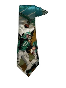 NFL Philadelphia Eagles Football Players Vintage Sports Novelty Necktie Silk - Picture 1 of 6