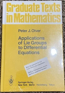 Graduate Texts in Mathematics Applications Of Lie Groups To Differential Equatio - Imagen 1 de 3