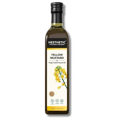 Hesthetic Yellow Mustard Virgin Cold Pressed Oil 500ml - Image 1 of 4