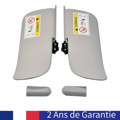 1613251480 Visières pare-soleil avant gauche droite Citroën C3 II 2009-2016 - Immagine 1 di 4
