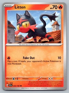 Pokemon TCG SV05: Temporal Forces Litten 032/162 - Picture 1 of 2
