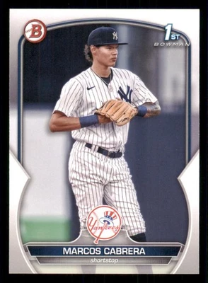 2023 Bowman Prospects #BP46 Marcos Cabrera - Image 1 of 2