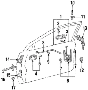 Genuine GM Handle Inside 94857490 - Picture 1 of 1