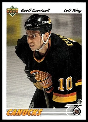 Geoff Courtnall 1991-92 Upper Deck #467 - Image 1 of 2