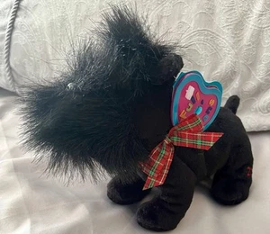Vintage 1999 Avon Full O Beans December Birthstone Scottie Dog Macdougal Plushie - Picture 1 of 8