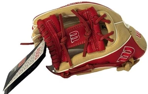 New Youth Wilson A500 11” Left Hand Throw Glove All Positions Glove, Red/Tan - Picture 1 of 4