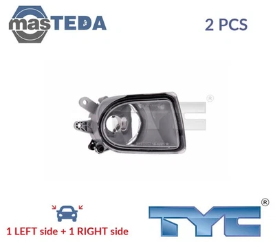 19-0591-01-2 PAR DE LÁMPARAS ANTINIEBLA TYC 2 PIEZAS PARA VOLVO V50 2.4L,2.5L,2L,1.8L,1.6L Foto 1 de 4