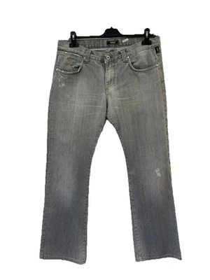 Pantalones de mezclilla Versace Jeans Couture gris de pierna recta para hombre talla 34x33 #P6 Foto 1 de 4