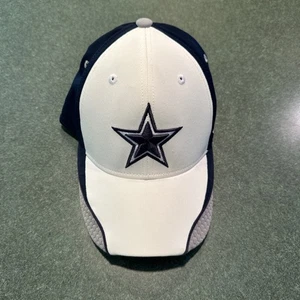 Dallas Cowboys Vintage Reebok NUEVO NUEVO SIN ETIQUETAS Oficial Sombrero Lateral S/m Diseño a Rayas - Imagen 1 de 2