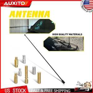 15" Short Black Stainless Antenna Mast Radio AM/FM for TOYOTA COROLLA 2003-08 J - Picture 1 of 13