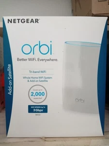 NETGEAR Orbi RBS50 3Gbps Wi-Fi Range Extender (RBS50100UKS) - Picture 1 of 4