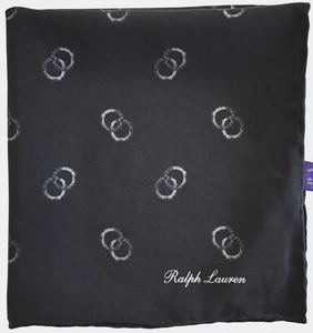 New RALPH LAUREN PURPLE LABEL 100% SILK Pocket Square Pochette Handkerchief - Picture 1 of 6