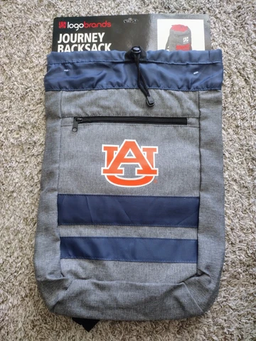 Auburn Tigers NCAA College Backpack Journey Bag Logobrands NWT Cover