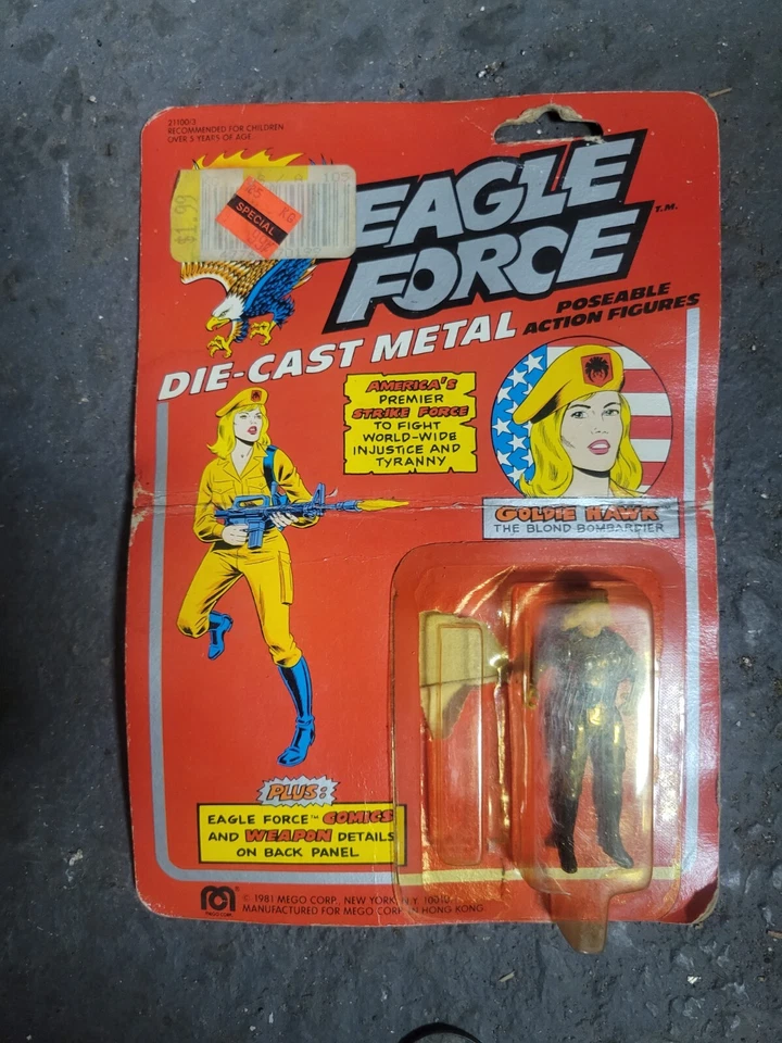 Figura de acción Eagle Force Die-Cast Metal STRYKER 1981 de colección de Mego Corp. #1 Foto 1 de 1