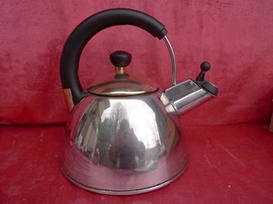 Bel Bollitore, Bollitore, Acciaio Inox Con Messingdeckel, Teiera - Foto 1 di 1
