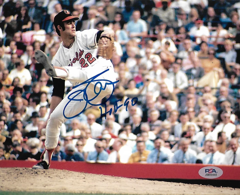 JIM PALMER signed BALTIMORE ORIOLES 8X10 photo HOF w/ COA PSA AM89445 - Image 1 of 1