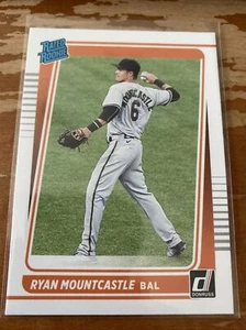 2021 DONRUSS RATED ROOKIE RC Ryan Mountcastle  Baltimore Orioles Star 🟠🟡🐦 - Picture 1 of 5