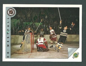 Tarjeta Ed Westfall Boston Bruins 1992 Ultimate Original Six Auto #56 - Imagen 1 de 2