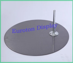 Standplatte Metallplatte für Schaufensterpuppe mit Fußdorn NEU 35x0,30 cm rund - Bild 1 von 4