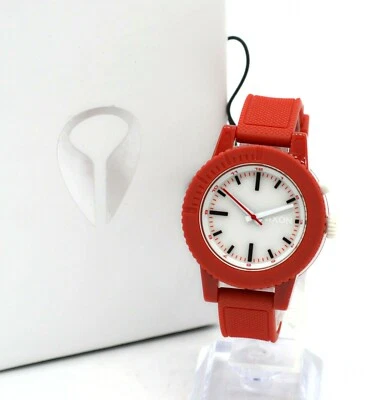 RELOJ PULSERA NIXON THE GOGO A287200 MUJER CORREA SILICONA ROJA  Foto 1 de 4