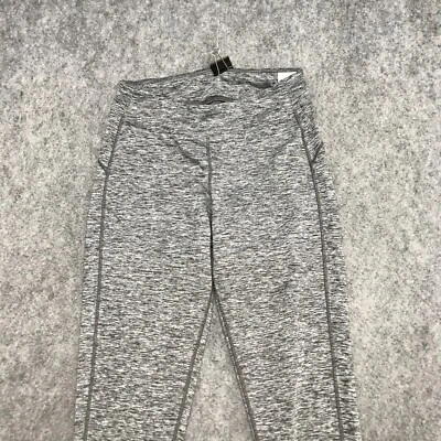 Leggings Reebok Feminina Tamanho Pequeno Cinza Marled Pull On Active Speed Wick Elástico - Imagem 1 de 4