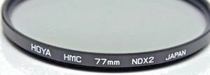 77mm Genuine MC Hoya ND2 ND 2 Lens filter 77 mm Neutral Density ND2X ND 2X HMC - Picture 1 of 3