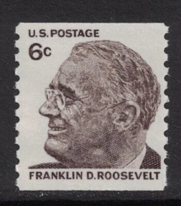 Scott 1305- 6c Franklin Roosevelt, Coil- Prominent Americans Series- MNH- unused - Picture 1 of 1