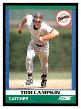 1991 Score 100 Rising Stars #70 TOM LAMPKIN San Diego Padres ~E1R