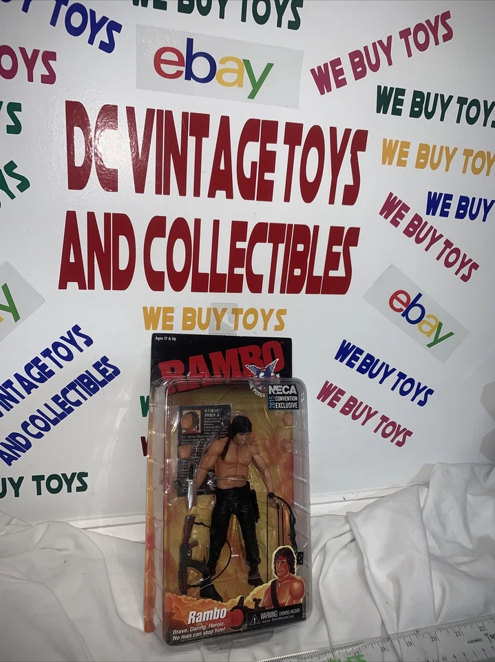 SDCC 2015 NECA RAMBO FORCE OF FREEDOM 7" FIGURE EXCLUSIVE SYLVESTER STALLONE - Image 1 of 4