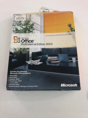 Microsoft Office 2003 Professional Licensed For 2 PCs - Image 1 of 4