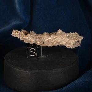 Fulgurite 6,2 cm Lechateliérite 2,9 g impact foudre pierre de foudre - Picture 1 of 5